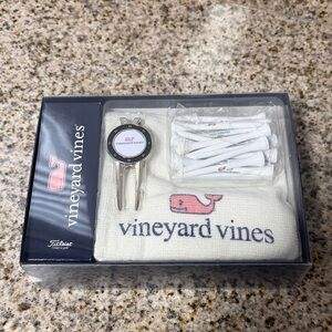 Vineyard Vines White and Pink Golf Set